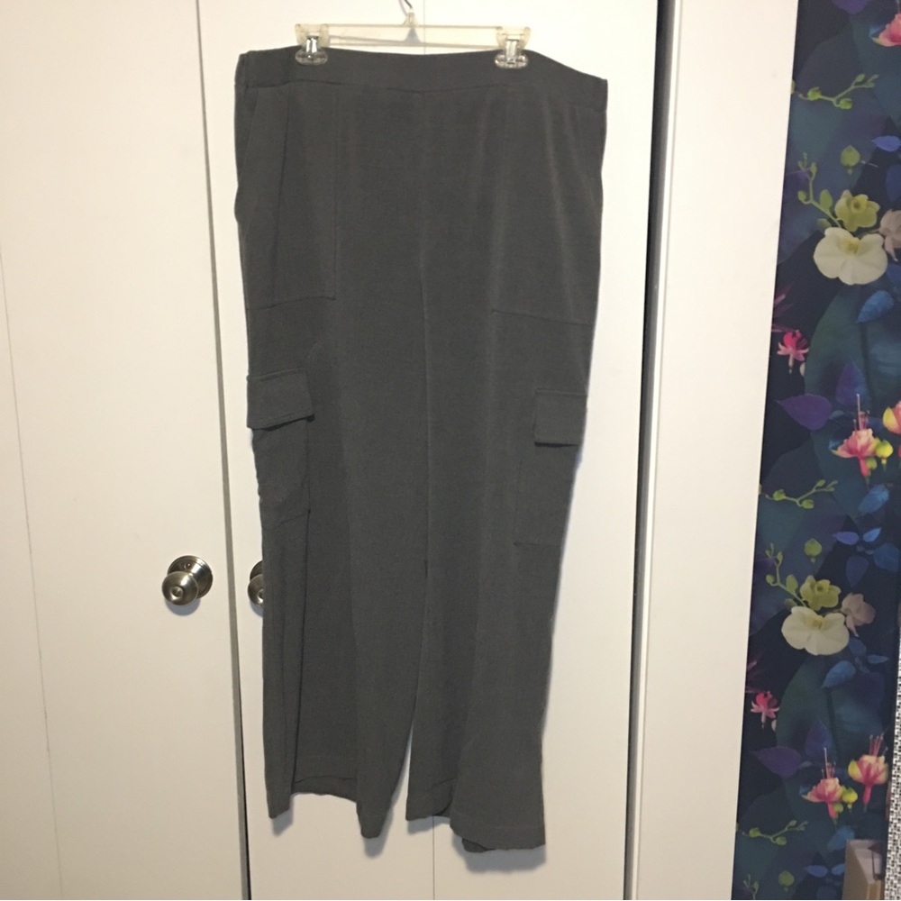 Lane Bryant Cargo Slacks Gray Size 18 Preowned